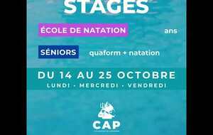 stages vacances octobre au CAP