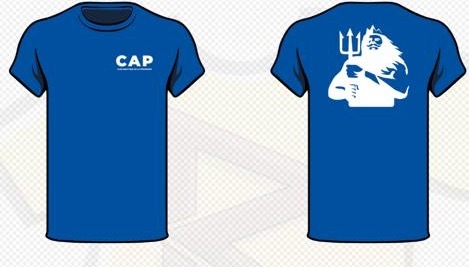 T-shirt Bleu MC C.A.P