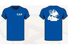 T-shirt Bleu MC C.A.P