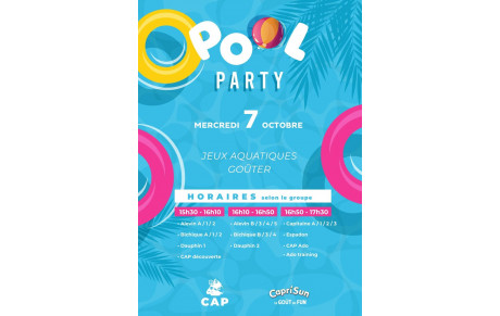 Pool Party Junior 7 Octobre 2026